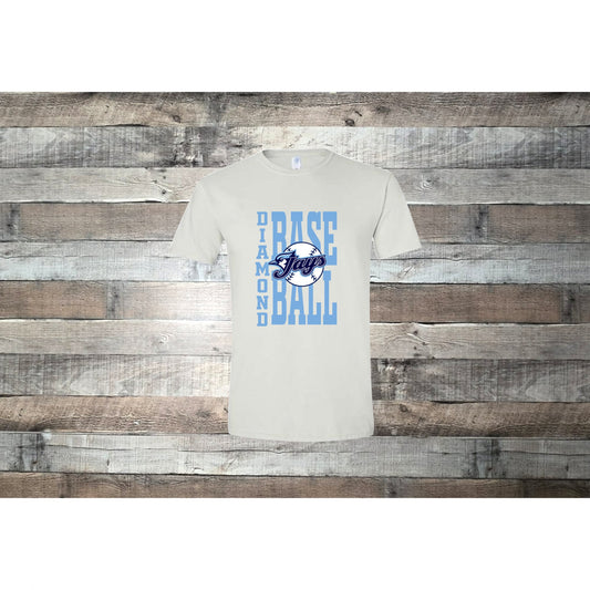 Diamond Academy Jays Vertical Diamond Stacked Baseball