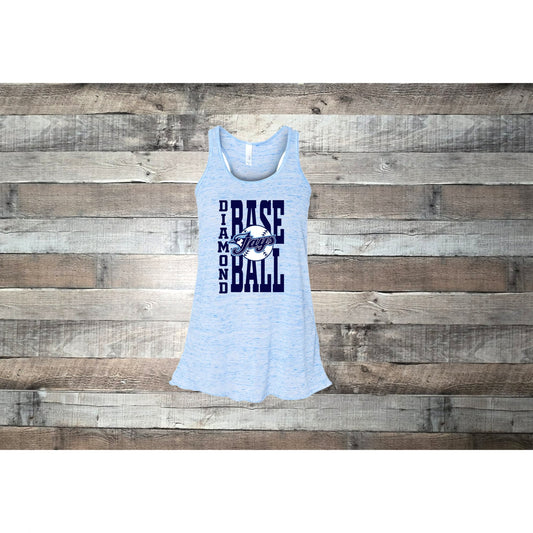 Diamond Academy Jays Vertical Diamond Stacked Baseball
