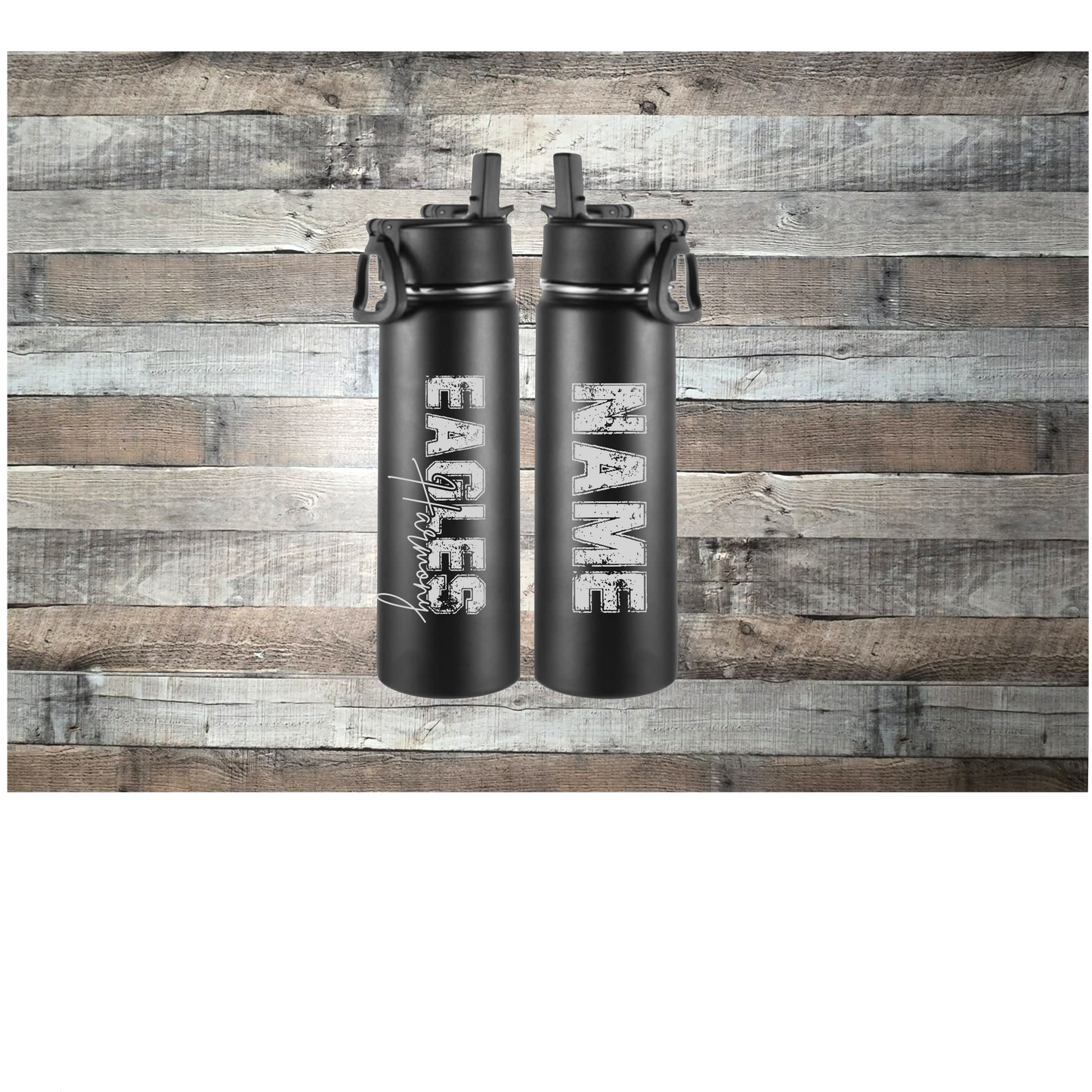 Harmony Eagles Laser Etched Water Bottles (22 oz)
