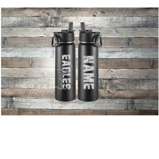 Harmony Eagles Laser Etched Water Bottles (22 oz)